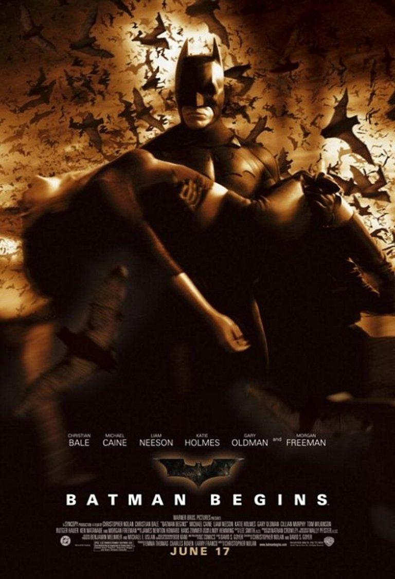 Filmplakat des Films BATMAN BEGINS