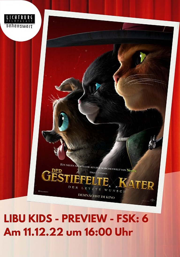 DER GESTIEFELTE KATER 2 - DER LETZTE WUNSCH VP | Lichtburg Filmpalast
