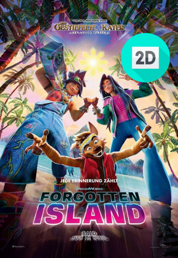 Filmplakat des Films 2D FORGOTTEN ISLAND