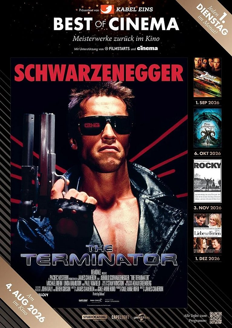 Filmplakat des Films TERMINATOR - BEST OF CINEMA