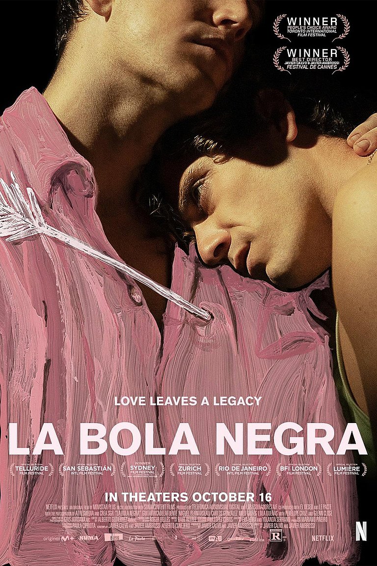 Filmplakat des Films LA BOLA NEGRA - AFTER DARK – QUEER CINEMA × CINEMA EUROPA