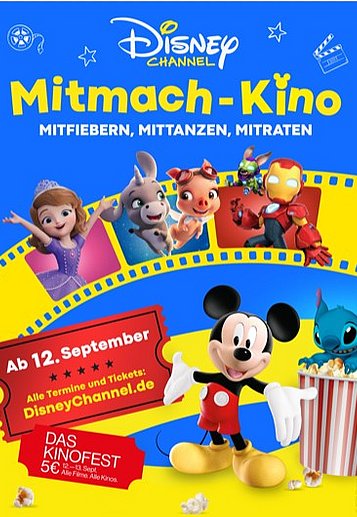 Filmplakat des Films DISNEYS MITMACHKINO 12 + 13.09.2026