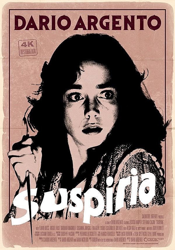 Filmplakat des Films SUSPIRIA in ENGLISH - FREAKY FRIDAY