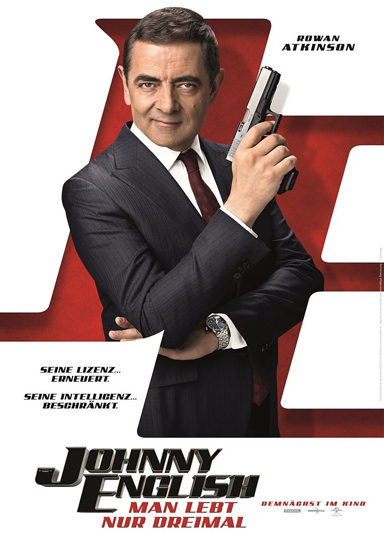 Filmplakat des Films JOHNNY ENGLISH 3 - MAN LEBT NUR DREIMAL