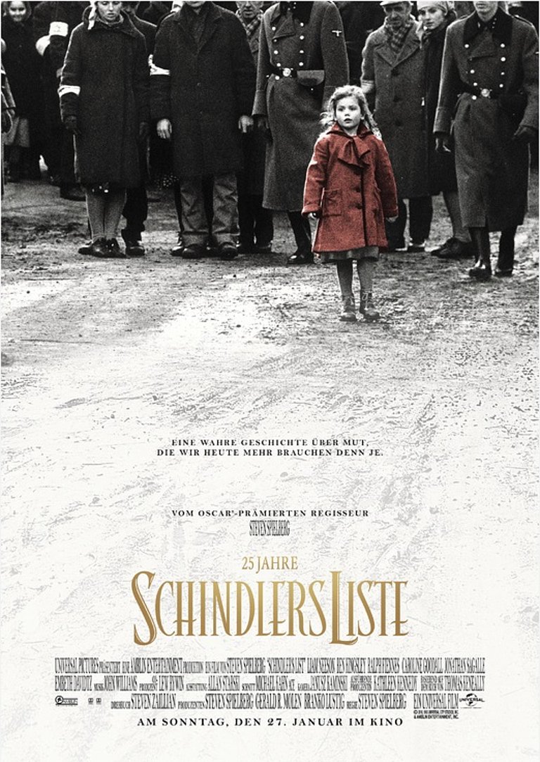 Filmplakat des Films SCHINDLERS LISTE