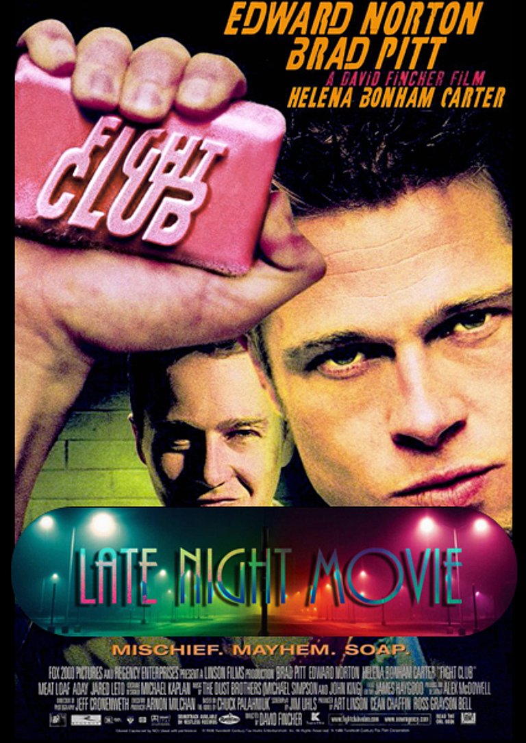 Filmplakat des Films LATE-NIGHT-MOVIE FIGHT CLUB
