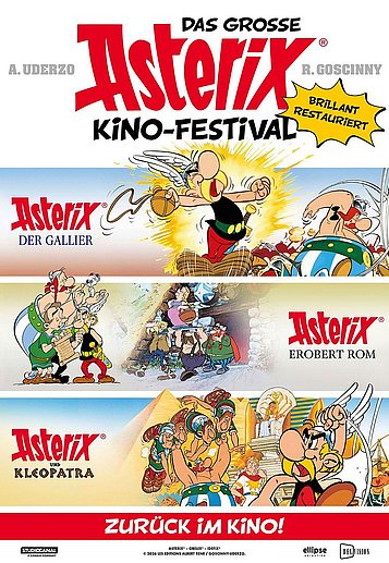 Filmplakat des Films ASTERIX EROBERT ROM - DAS ASTERIX FILMFESTIVAL 2027