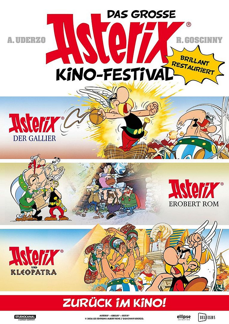 Filmplakat des Films ASTERIX DER GALLIER - DAS ASTERIX FILMFESTIVAL 2027