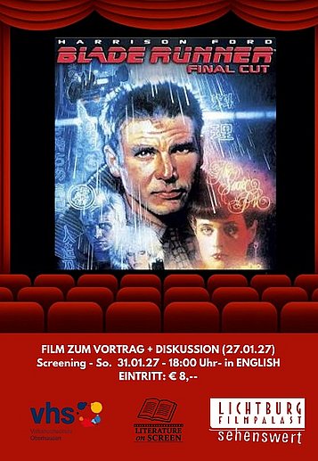 Filmplakat des Films LITERATUR ON SCREEN: BLADE RUNNER in ENGLISH - FINAL CUT