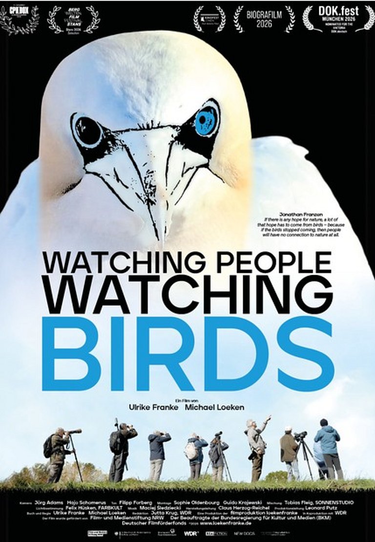 Filmplakat des Films WATCHING PEOPLE WATCHING BIRDS - DOKU TIME