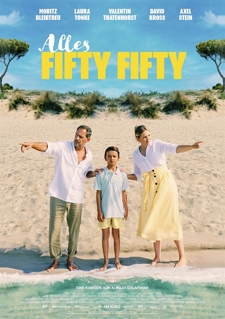 Filmplakat des Films ALLES FIFTY FIFTY