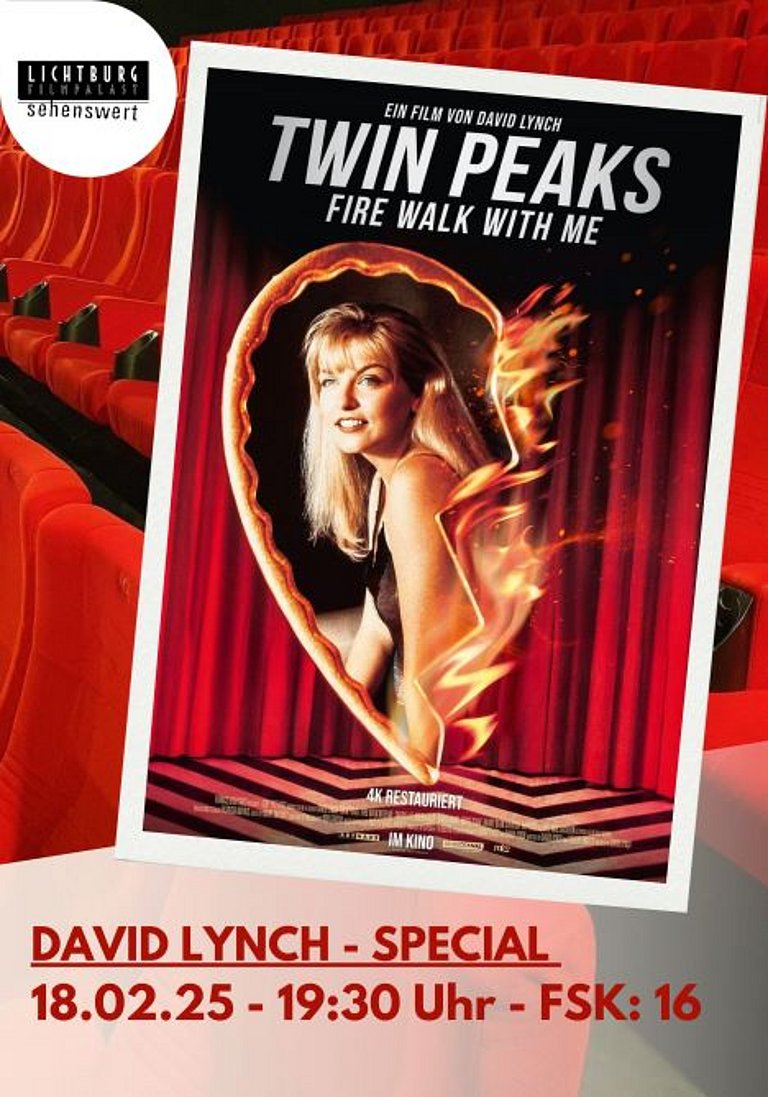 Filmplakat des Films TWIN PEAKS - DER FILM - DAVID LYNCH-FILMREIHE