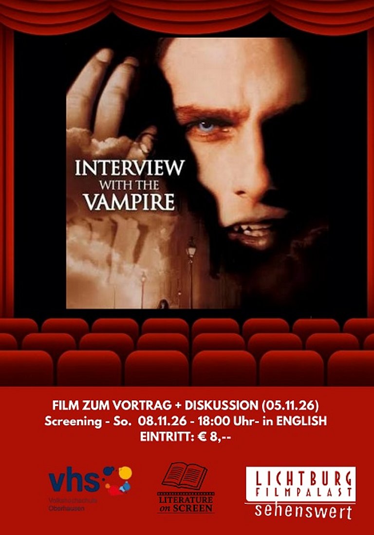 Filmplakat des Films LITERATUR ON SCREEN: INTERVIEW WITH A VAMPIRE