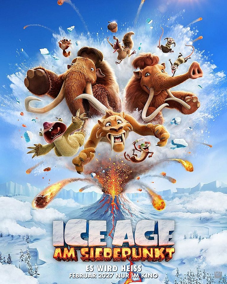 Filmplakat des Films ICE AGE 6 - AM SIEDEPUNKT