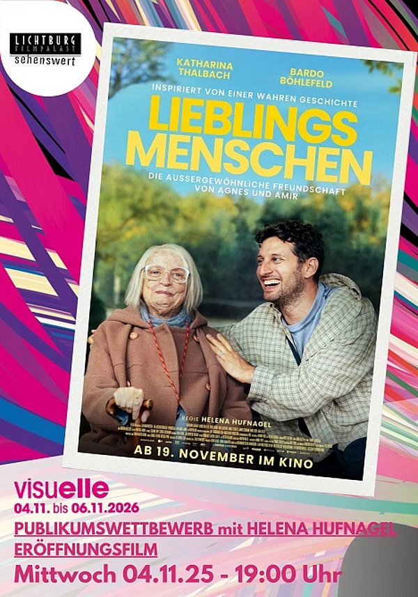 Filmplakat des Films LIEBLINGSMENSCHEN - VISUELLE - ERÖFFNUNG