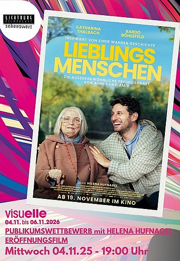 Filmplakat des Films LIEBLINGSMENSCHEN - VISUELLE - ERÖFFNUNG
