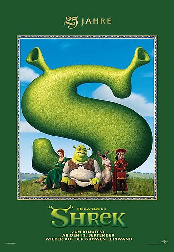 Filmplakat des Films SHREK - DER TOLLKÜHNE HELD - 25 JAHRE