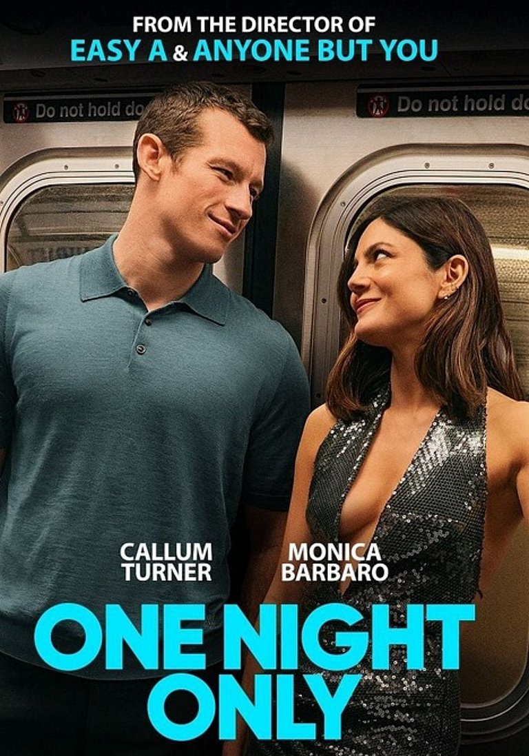 Filmplakat des Films ONE NIGHT ONLY in ENGLISH