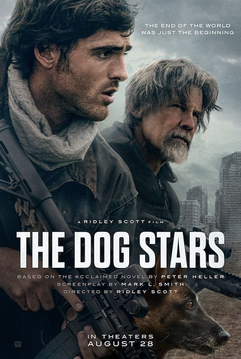 Filmplakat des Films THE DOG STARS in ENGLISH