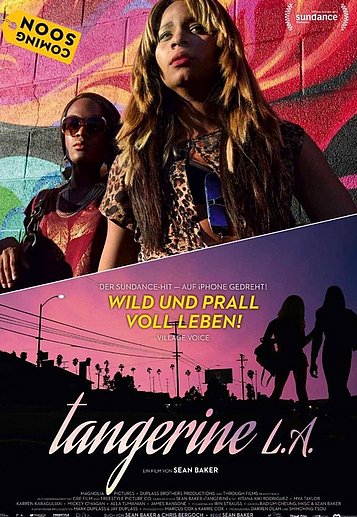 Filmplakat des Films Tangerine L.A. OMU QUEER CINEMA · TRANS STORIES