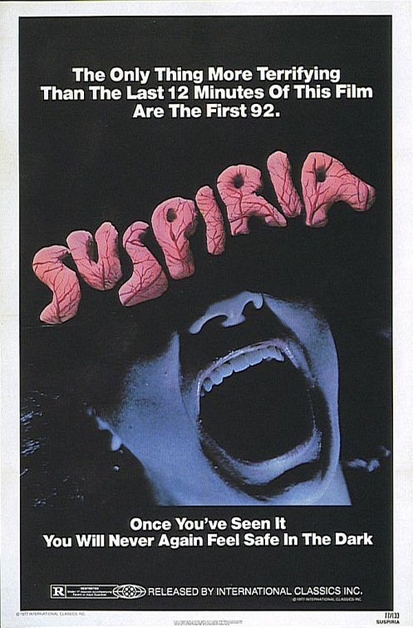 Filmplakat des Films SUSPIRIA in ENGLISH - FREAKY FRIDAY