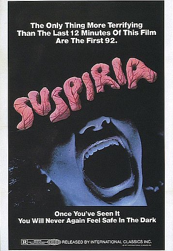 Filmplakat des Films SUSPIRIA in ENGLISH - FREAKY FRIDAY
