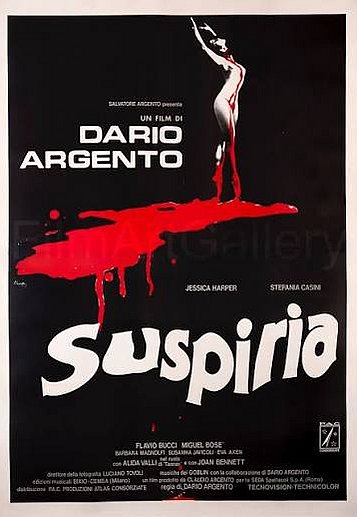 Filmplakat des Films SUSPIRIA IN ITALIANO - CINEMA EUROPA