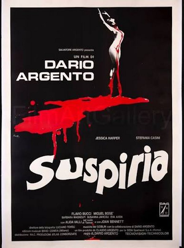 Filmplakat des Films SUSPIRIA IN ITALIANO - CINEMA EUROPA