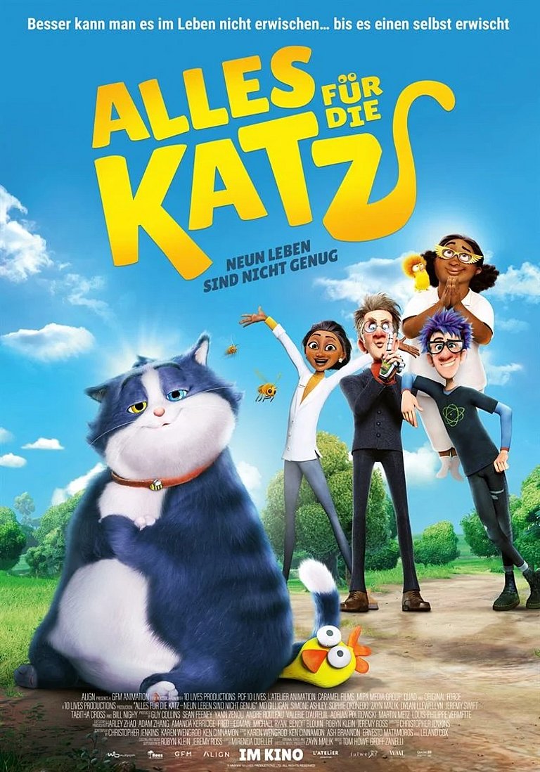 Filmplakat des Films ALLES FÜR DIE KATZ