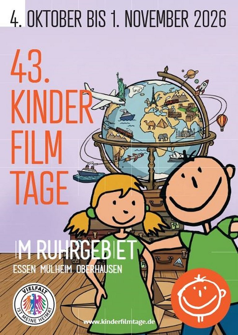 Filmplakat des Films DAS GEHEIME STOCKWERK - 43. KINDERFILMTAGE IM RUHRGEBIET