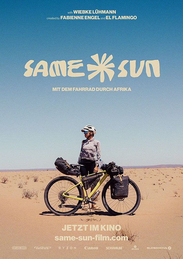 Filmplakat des Films SAME SUN - MIT DEM FAHRRAD DURCH AFRIKA - DOKU TIME TRIFFT VISUELLE