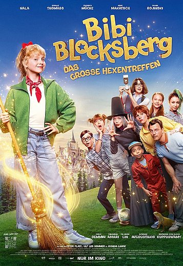 Filmplakat des Films BIBI BLOCKSBERG - DAS GROSSE HEXENTREFFEN - 43. KINDERFILMTAGE IM RUHRGEBIET