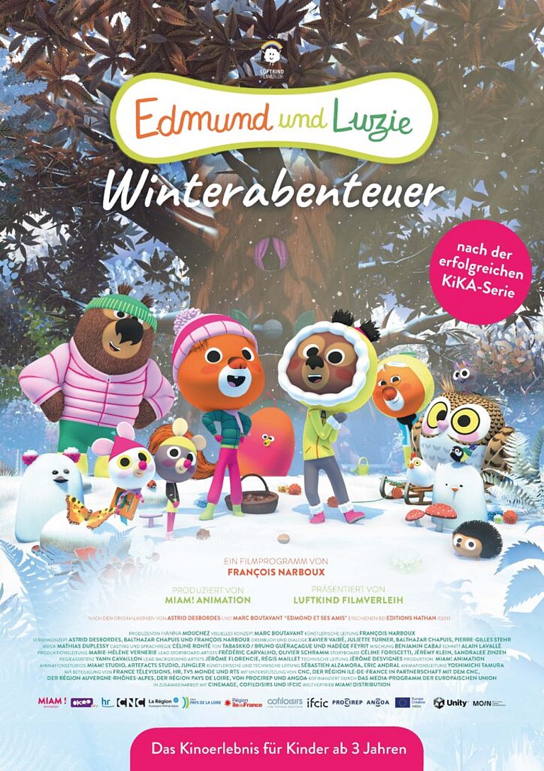 Filmplakat des Films EDMUND UND LUZIE - WINTERABENTEUER