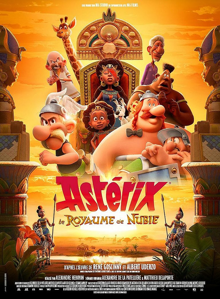 Filmplakat des Films ASTERIX UND DAS KÖNIGREICH NUBIEN
