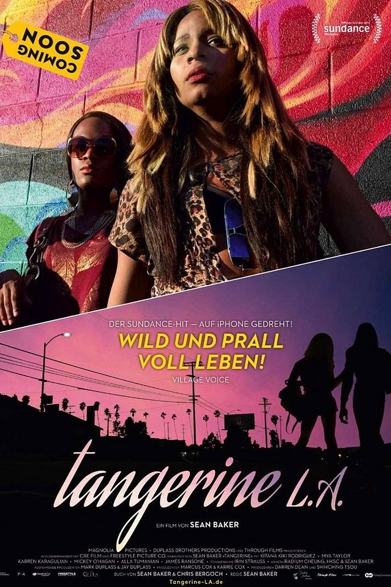 Filmplakat des Films TANGERINE L.A. OMU QUEER CINEMA · TRANS STORIES