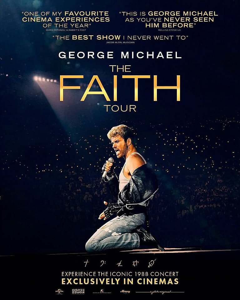 Filmplakat des Films GEORGE MICHAEL - THE FAITH TOUR