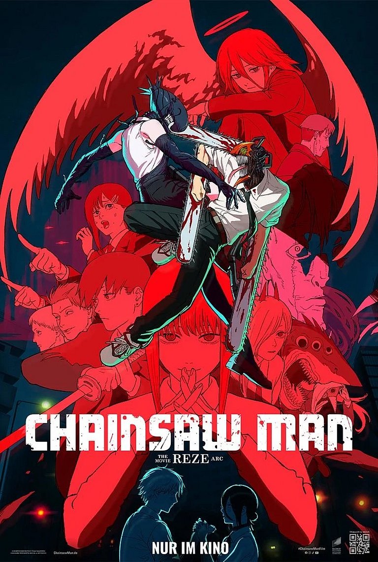 Filmplakat des Films CHAINSAW MAN - THE MOVIE REZE ARC - ANIME SPECIAL