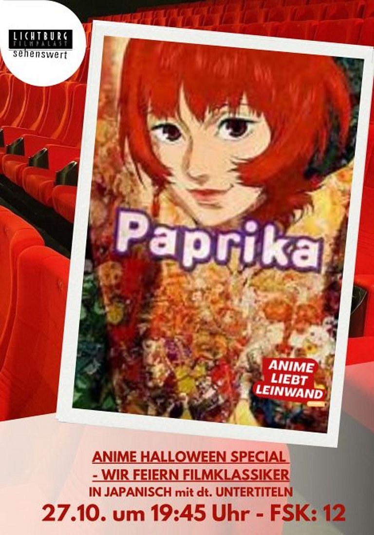 Filmplakat des Films PAPRIKA - ANIME SPECIAL